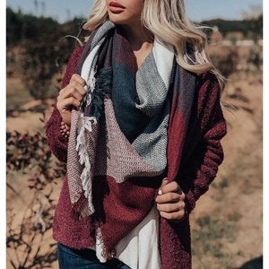 Tartan Triangle Scarf